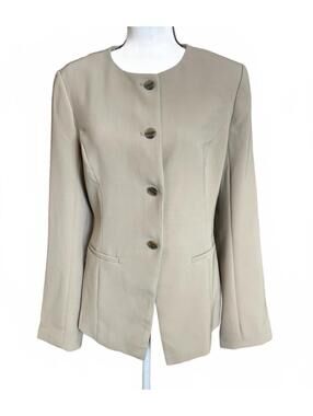 Gap long sleeve button front blazer medium tall
